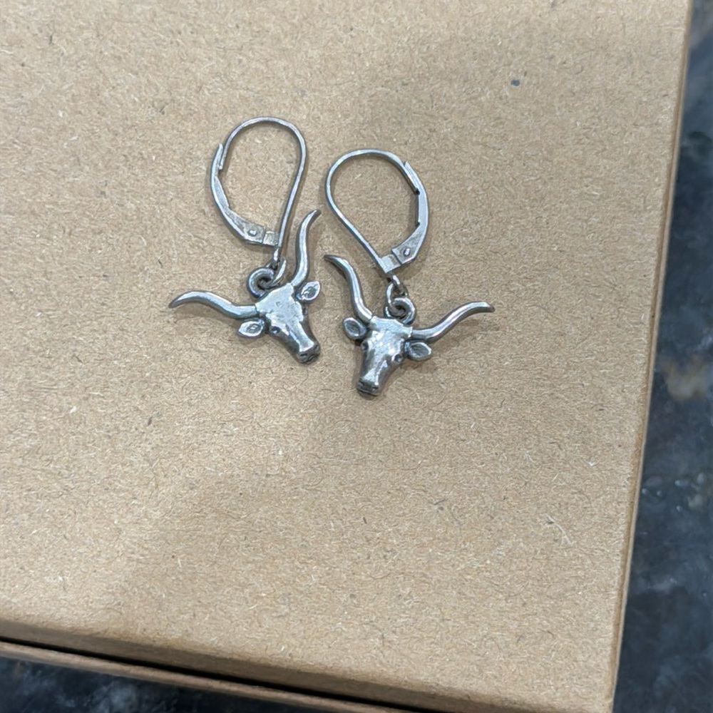 James Avery Longhorn earrings